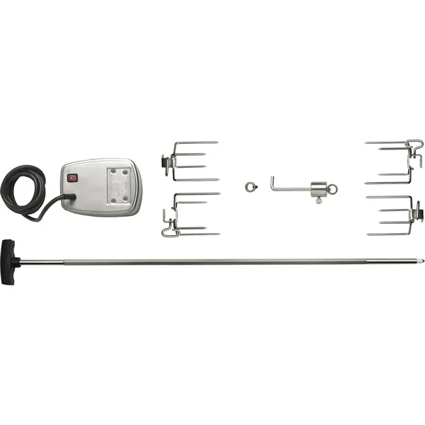 Napoleon Drehspieß-Set Commercial Quality für Prestige PRO™ 665, Grillspieß (silber)