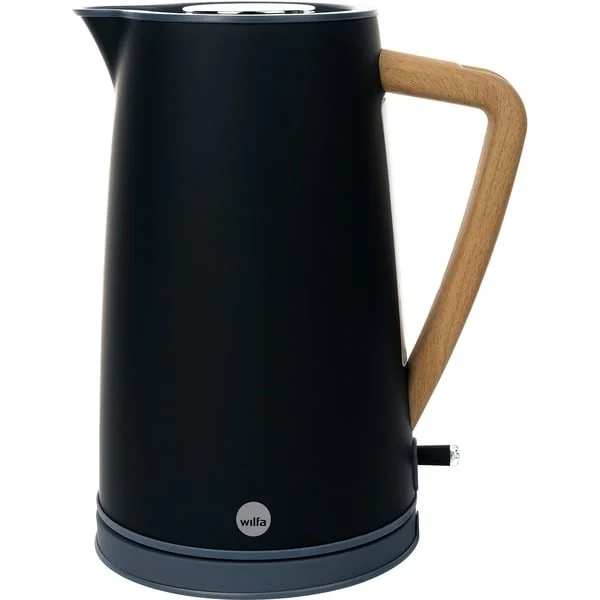 Wilfa Wasserkocher Spring WKR-2000B (schwarz (matt), 2.200 Watt, 1,7 Liter)