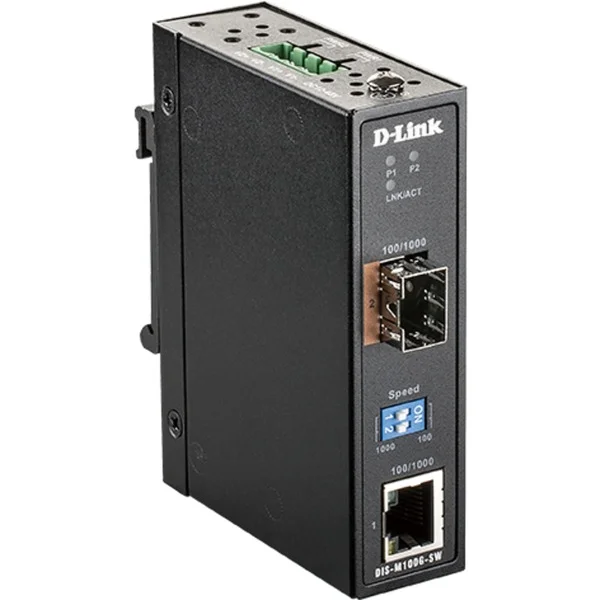 TP-Link DIS-M100G-SW Gigabit Ethernet Industrial SFP, Konverter