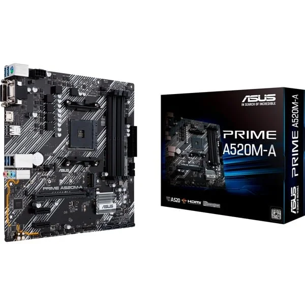 ASUS PRIME A520M-A II/CSM, Mainboard (schwarz/grau)