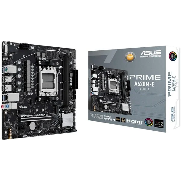 ASUS PRIME A620M-E-CSM, Mainboard (schwarz/grau)