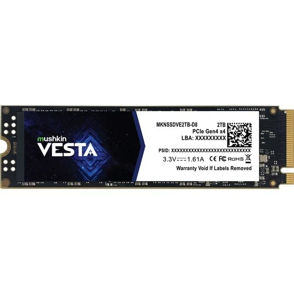 Mushkin Vesta 2 TB, SSD (PCIe 4.0 x4, NVMe 1.4, M.2 2280)