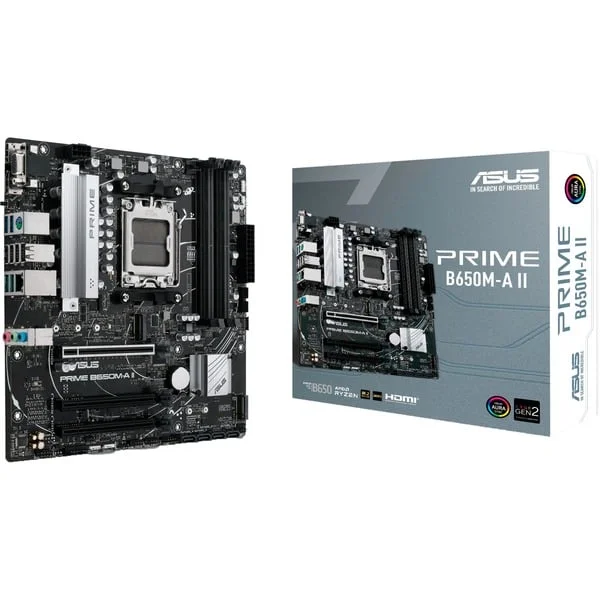 ASUS PRIME B650M-A II-CSM, Mainboard (schwarz/silber)
