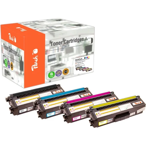Peach Toner Spar Pack PT788 (kompatibel zu Brother TN-321)
