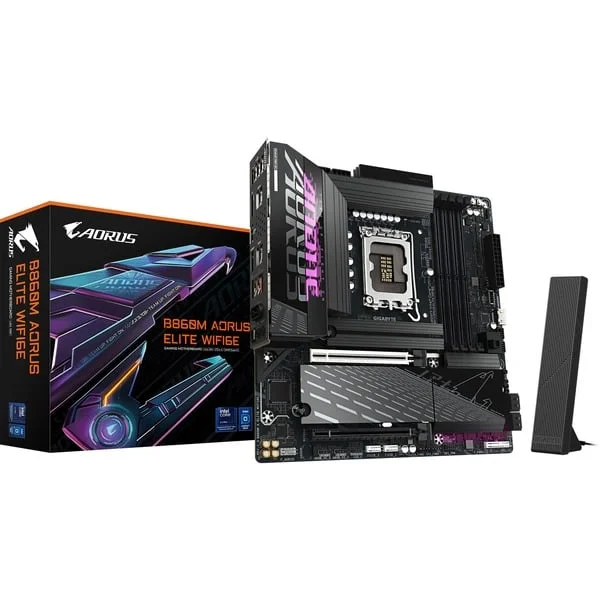 GIGABYTE B860M AORUS ELITE WIFI6E, Mainboard (schwarz)