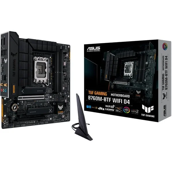ASUS GAMING B760M-BTF WIFI D4, Mainboard (schwarz)