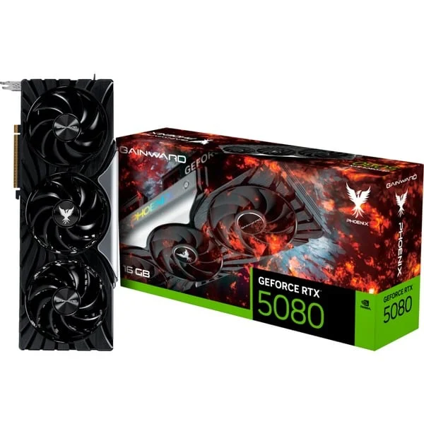 Gainward GeForce RTX 5080 Phoenix, Grafikkarte (DLSS 5, 3x DisplayPort, 1x HDMI 2.1)