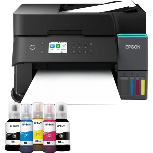 Epson EcoTank ET-3950, Multifunktionsdrucker (schwarz, Scan, Kopie, USB, LAN, WLAN, Duplex (Druck))