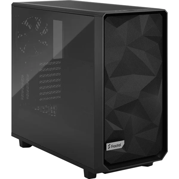 Fractal Design Meshify 2 Black TG Light Tint, Tower-Gehäuse (schwarz, Tempered Glass)