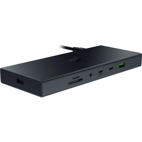 Razer USB 4 Dock - Schwarz, Dockingstation (schwarz, USB4, USB-A, USB-C, Gigabit LAN, HDMI, DP, PD)
