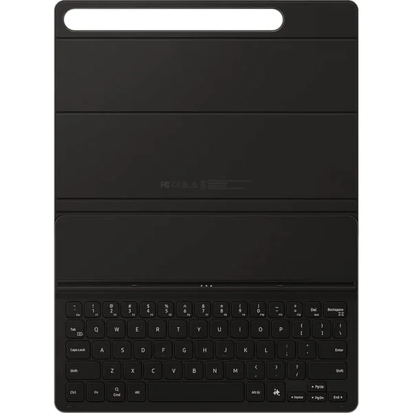 Samsung Book Cover Keyboard Slim, Tablethülle (schwarz, DE-Layout, Samsung Galaxy Tab S9 | S9 FE | S10 FE | S10 Lite)