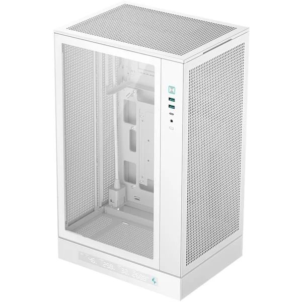 DeepCool CH270 Digital , Tower-Gehäuse (weiß, Tempered Glass)