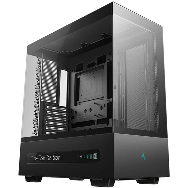 DeepCool CH690 Digital , Tower-Gehäuse (schwarz, Tempered Glass x 2)