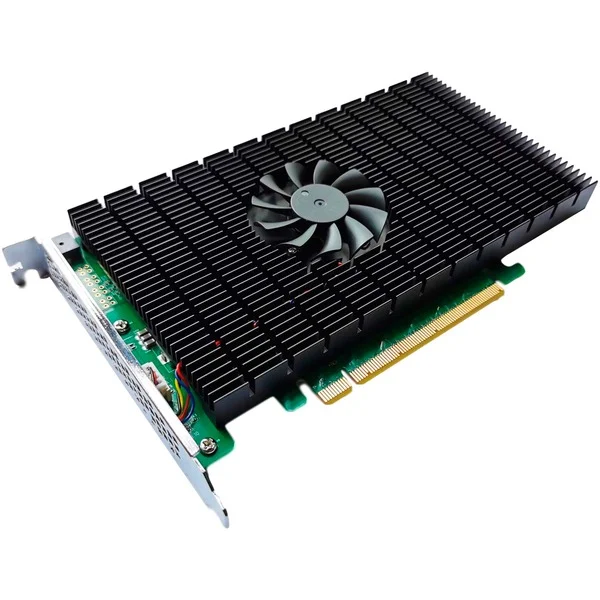 HighPoint SSD7505 PCIe 4.0 > 4x M.2 NVMe SSD, RAID-Karte