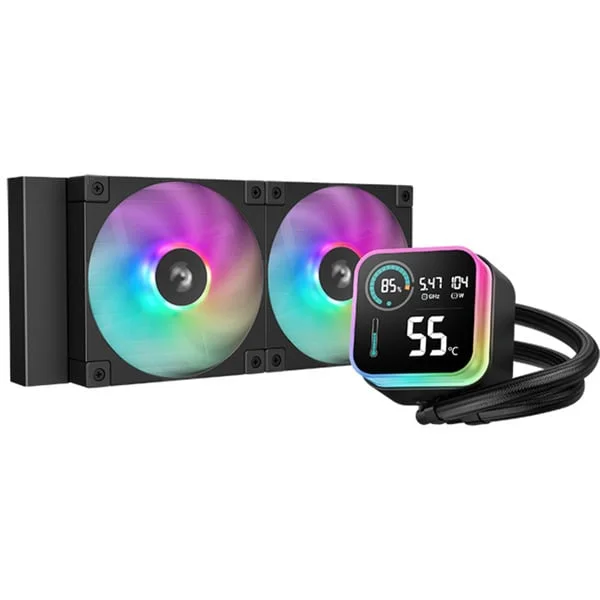 DeepCool LQ240, Wasserkühlung (schwarz)