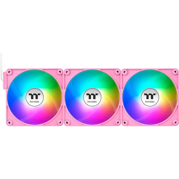 Thermaltake CT140 EX ARGB Sync PC Cooling Fan Pink, Gehäuselüfter (pink, 3er-Pack, 140 mm)