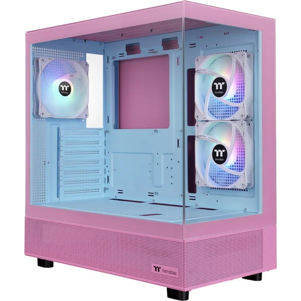 Thermaltake View 270 Plus TG ARGB Bubble Pink, Tower-Gehäuse (rosa, Tempered Glass x 2)