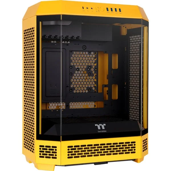 Thermaltake The Tower 600 Bumblebee, Tower-Gehäuse (dunkelgelb, Tempered Glass x 3)