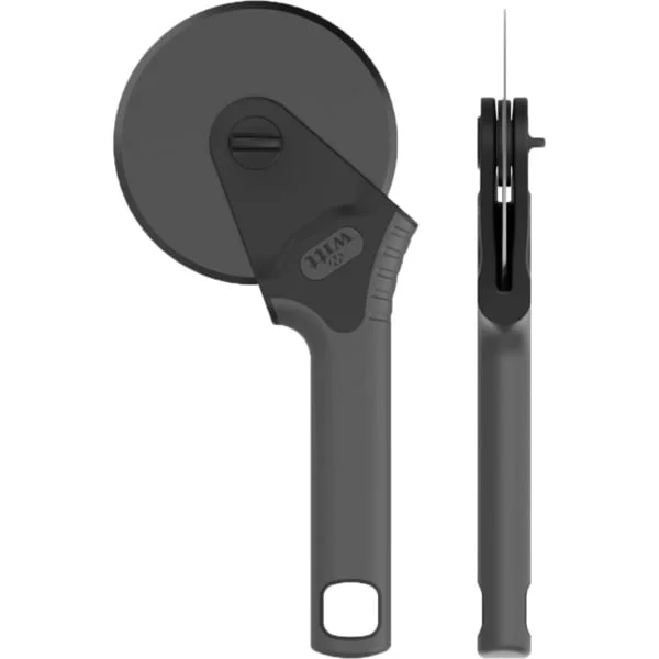 Witt Pizza-Schneiderad Black Edition, mit Softgriff, Messer (schwarz)