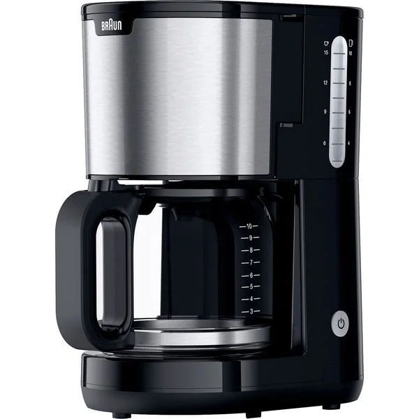 Braun PurShine KF 1500 , Filtermaschine (schwarz/edelstahl)