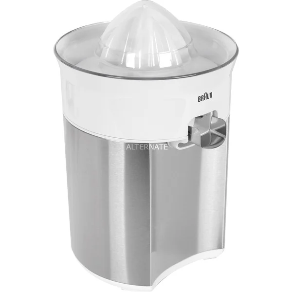 Braun CitrusQuick 5 Zitruspresse CJ5050 (weiß/edelstahl, 60 Watt, direkter Saftauslauf)