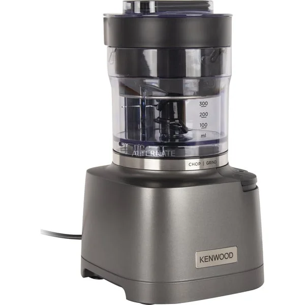 Kenwood DuoPrep 2-in-1 Zerkleinerer / Mühle (silber/transparent, 800 Watt, Behälter 0,5 Liter)