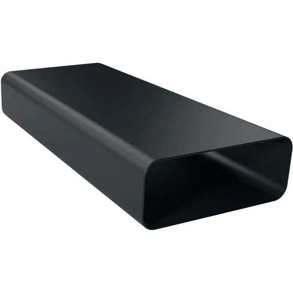 Bosch Home Flachkanalstück HEZ9VDSM2, 1 Meter, Rohr (schwarz, gerade, männlich)