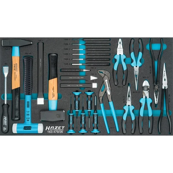 Hazet Universal-Satz 163-479/26, Größe 4/3+, Werkzeug-Set (26-teilig)
