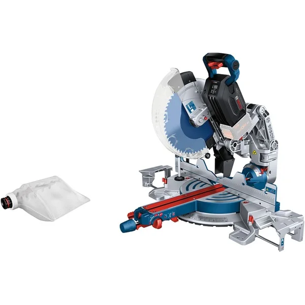 Bosch Professional PRO Akku-Kapp-und Gehrungssäge BITURBO GCM 18V-305 GDC Professional solo, Kapp- und Gehrungssäge (blau, Bluetooth Modul, ohne Akku und Ladegerät)