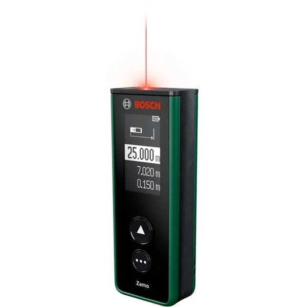 Bosch Heimwerken & Garten Digitaler Laser-Entfernungsmesser Zamo (schwarz/grün, Reichweite 25m)