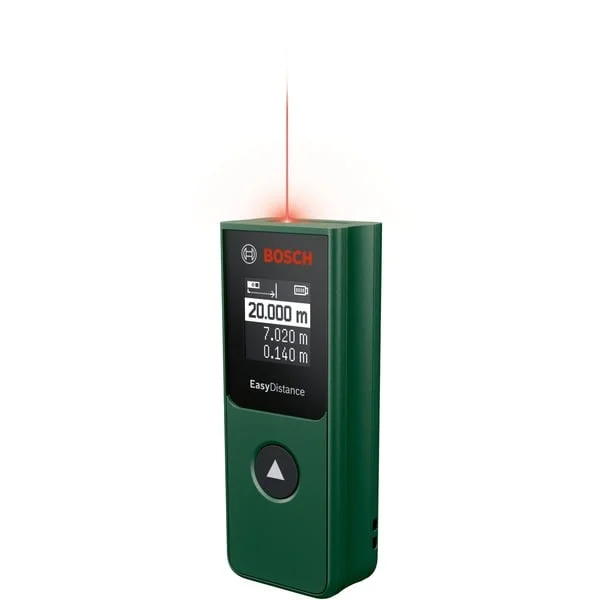Bosch Heimwerken & Garten Laser-Entfernungsmesser EasyDistance 20 (grün/schwarz, Reichweite 20m)