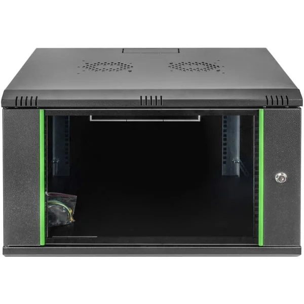 Digitus Wandgehäuse Dynamic Basic Serie - 600x600 mm (BxT), IT-Schrank (schwarz, 7 Höheneinheiten)
