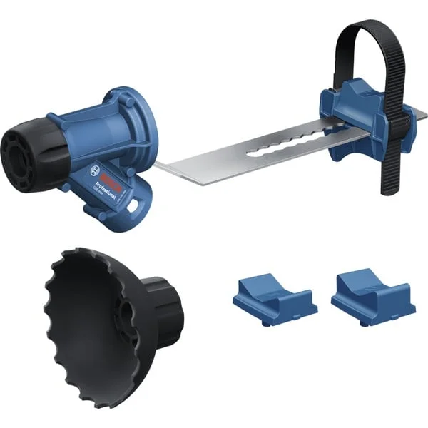 Bosch Professional Staubabsaugung GDE max Professional, Staubsauger-Aufsatz (blau, mit Adapter für Stockerplatten)