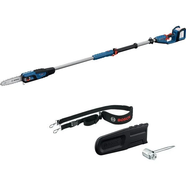Bosch Professional Akku-Teleskop-Hochentaster GKE 18V-25 TP Professional solo, Kettensäge (blau, ohne Akku und Ladegerät)