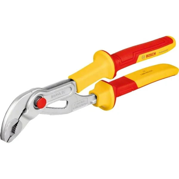 Bosch Professional VDE Rohr- / Wasserpumpen-Zange Professional 250mm (rot/gelb)