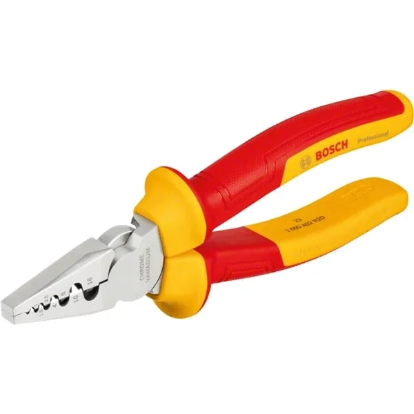 Bosch Professional VDE Crimpzange Professional 180mm (rot/gelb)