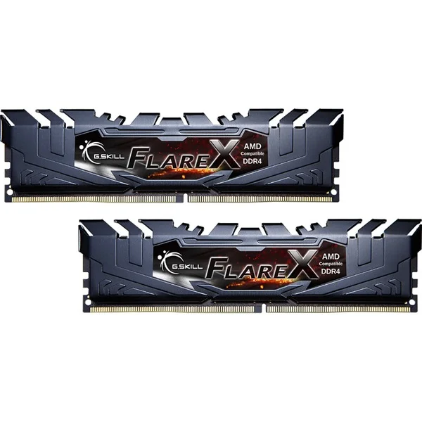 G.Skill DIMM 32 GB DDR4-3200 (2x 16 GB) Dual-Kit, Arbeitsspeicher (F4-3200C16D-32GFX, Flare X, INTEL XMP)