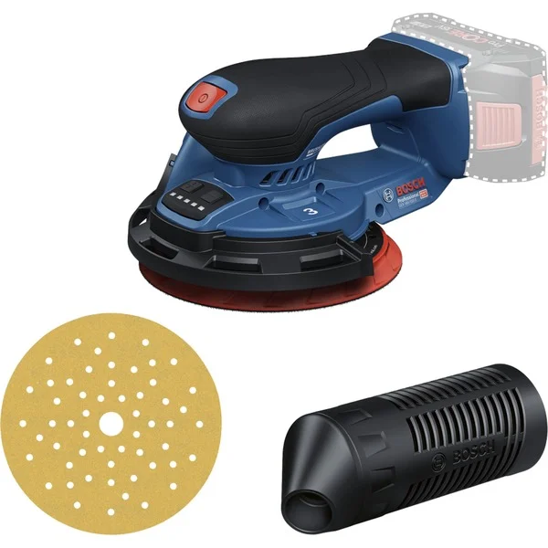 Bosch Professional Akku-Exzenterschleifer GEX 18V-150-3 Professional solo, 18Volt (blau, ohne Akku und Ladegerät)
