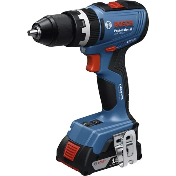 Bosch Professional Akku-Schlagbohrschrauber GSB 18V-65 Professional solo, 18Volt (blau, ohne Akku und Ladegerät)