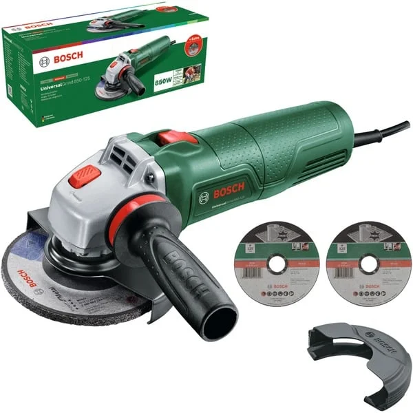 Bosch Heimwerken & Garten Winkelschleifer UniversalGrind 850-125 (grün, 850 Watt)
