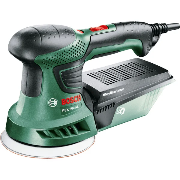 Bosch Heimwerken & Garten Exzenterschleifer PEX 300 AE (grün, 270 Watt, Koffer)