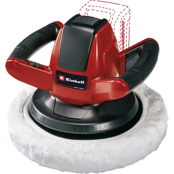EINHELL Power X-Change Akku-Autopoliermaschine CE-CB 18/254 Li-Solo, 18Volt (rot/schwarz, ohne Akku und Ladegerät)