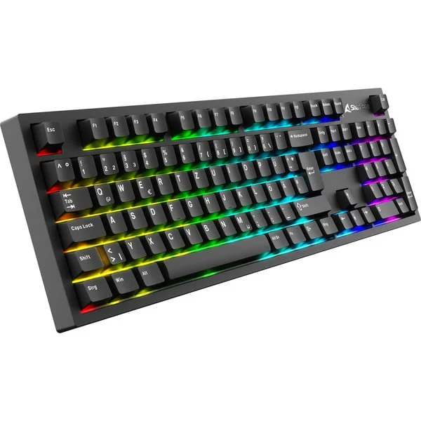 Sharkoon OfficePal KB70W, Tastatur (schwarz, DE-Layout, Sharkoon Linear)