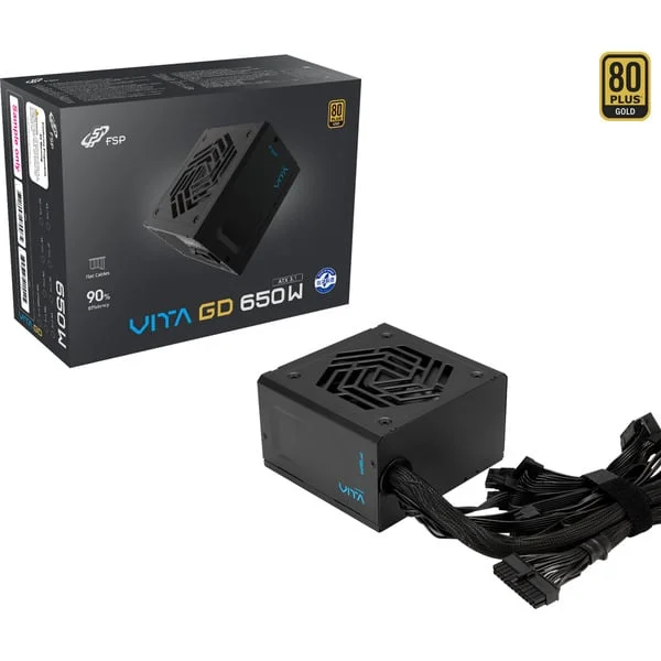 FSP VITA GD 650W, PC-Netzteil (4x PCIe, 650 Watt)