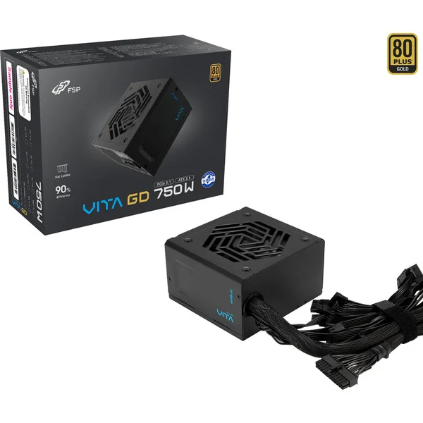 FSP VITA GD 750W, PC-Netzteil (1x 12-Pin High Power GPU, 4x PCIe, 750 Watt)