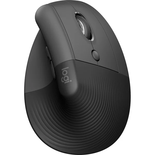 Logitech Lift for Business, Maus (graphit, Logi Bolt, Bluetooth, Windows/macOS/Linux/ChromeOS/iPadOS/Android)