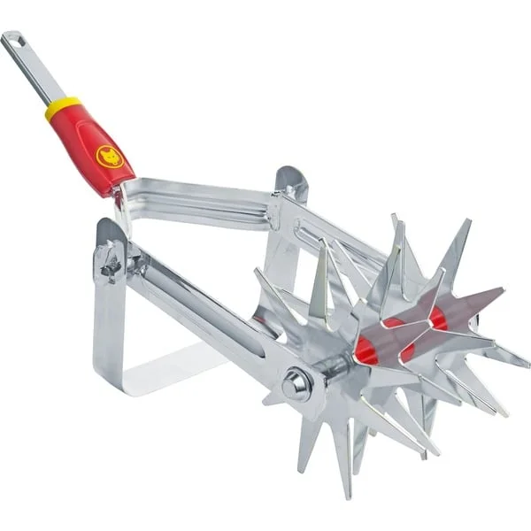 WOLF-Garten Gartenfräse DA-S, multi-star, Hacke (rot/gelb, 15cm)