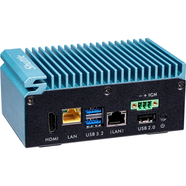 Shuttle Edge PC SPCEL02P, Barebone (türkis, ohne Betriebssystem, PoE)