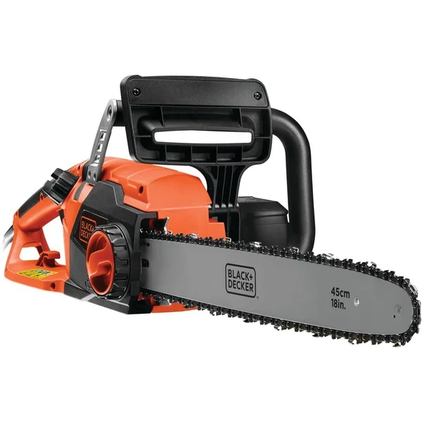 BLACK+DECKER Elektro-Kettensäge CS2245 (orange/schwarz, 2.200 Watt)