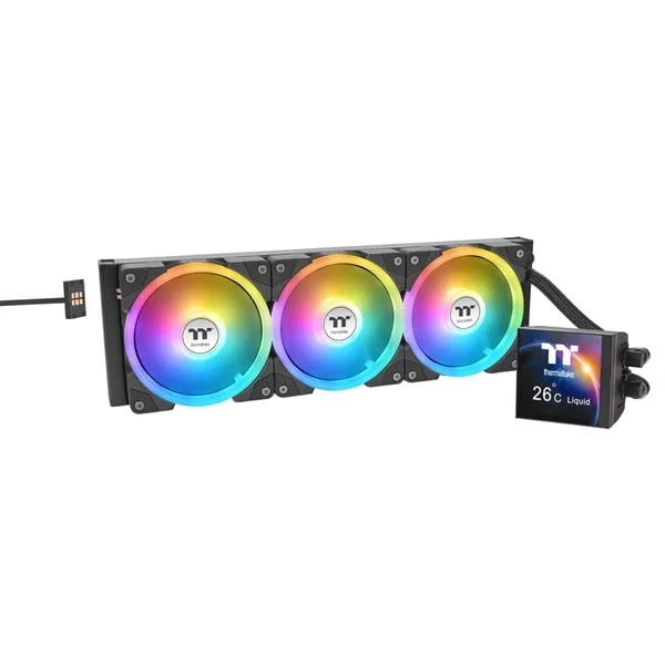 Thermaltake MAGFloe 420 Ultra ARGB Sync AIO Liquid Cooler, Wasserkühlung (schwarz)